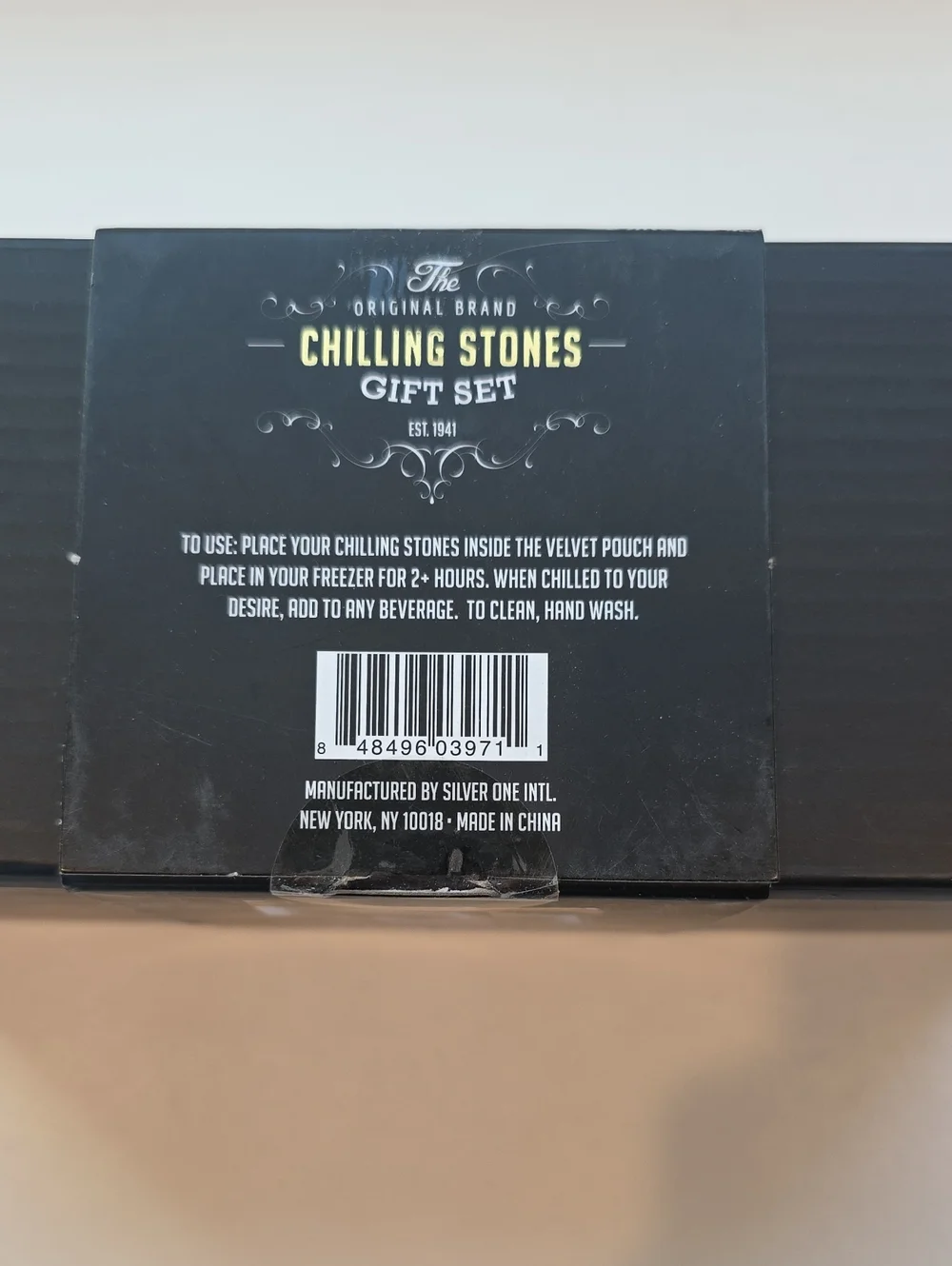 The Original Brand Chilling Stones Gift Set New In Box
